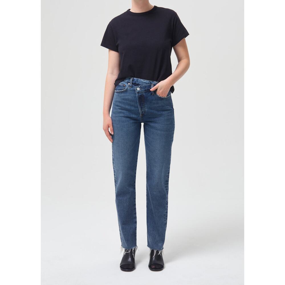 AGOLDE Criss Cross Straight Jeans in Range 24